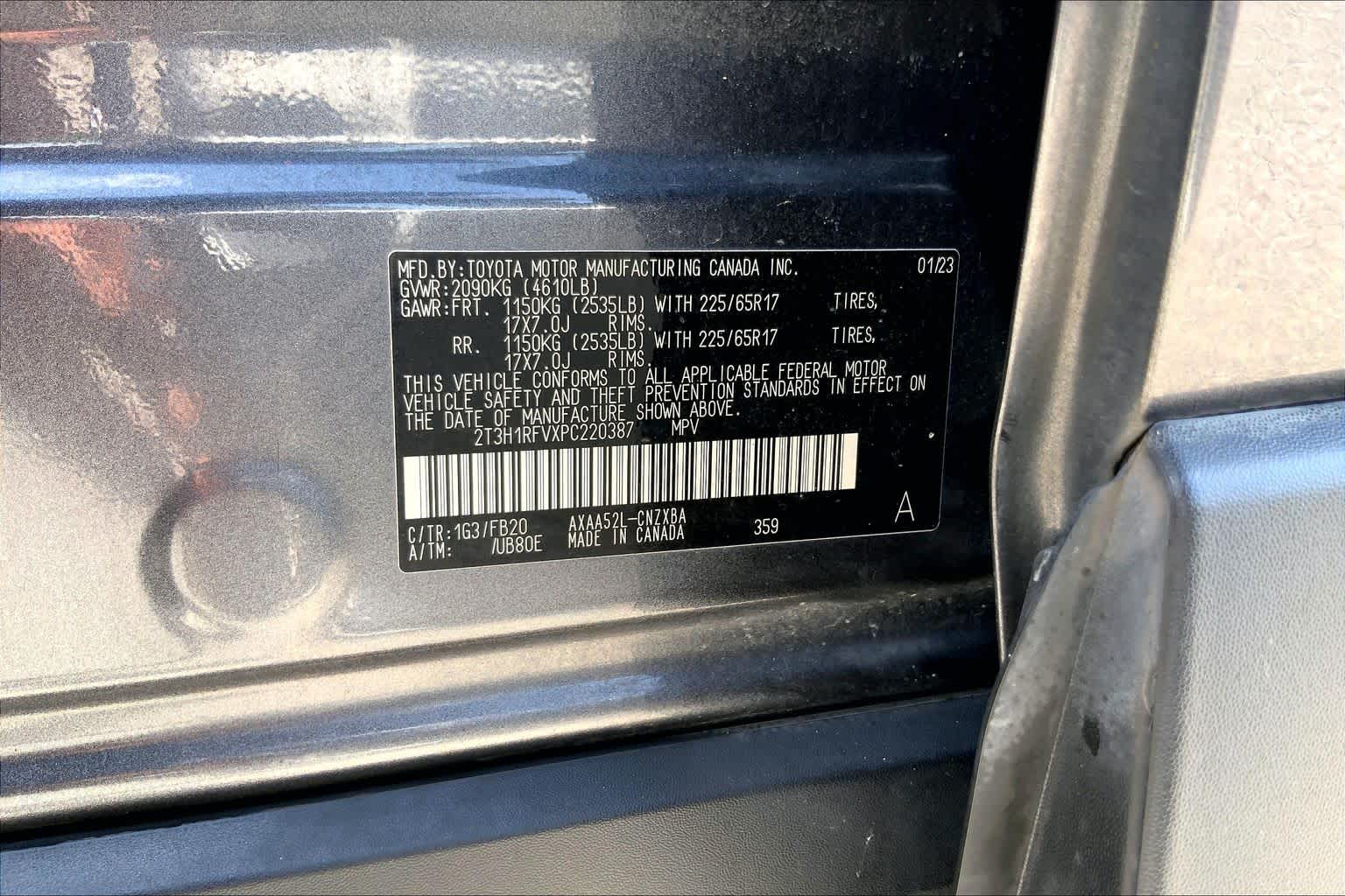 2023 Toyota RAV4 LE Magnetic Gray Metallic at HGreg Houston