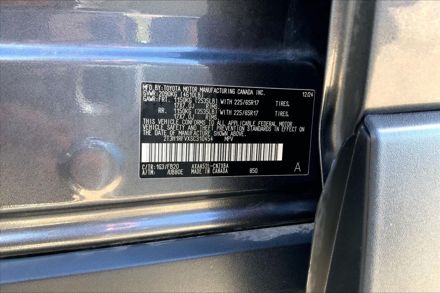 2025 Toyota RAV4 LE Magnetic Gray Metallic at AutoNation USA Houston