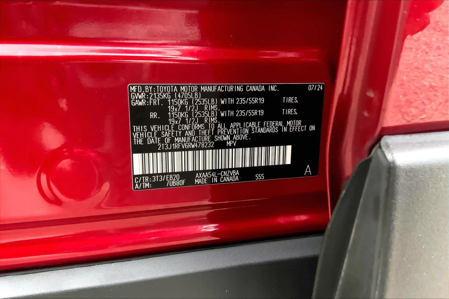 2024 Toyota RAV4 Adventure Ruby Flare Pearl at Lexus of Clear Lake