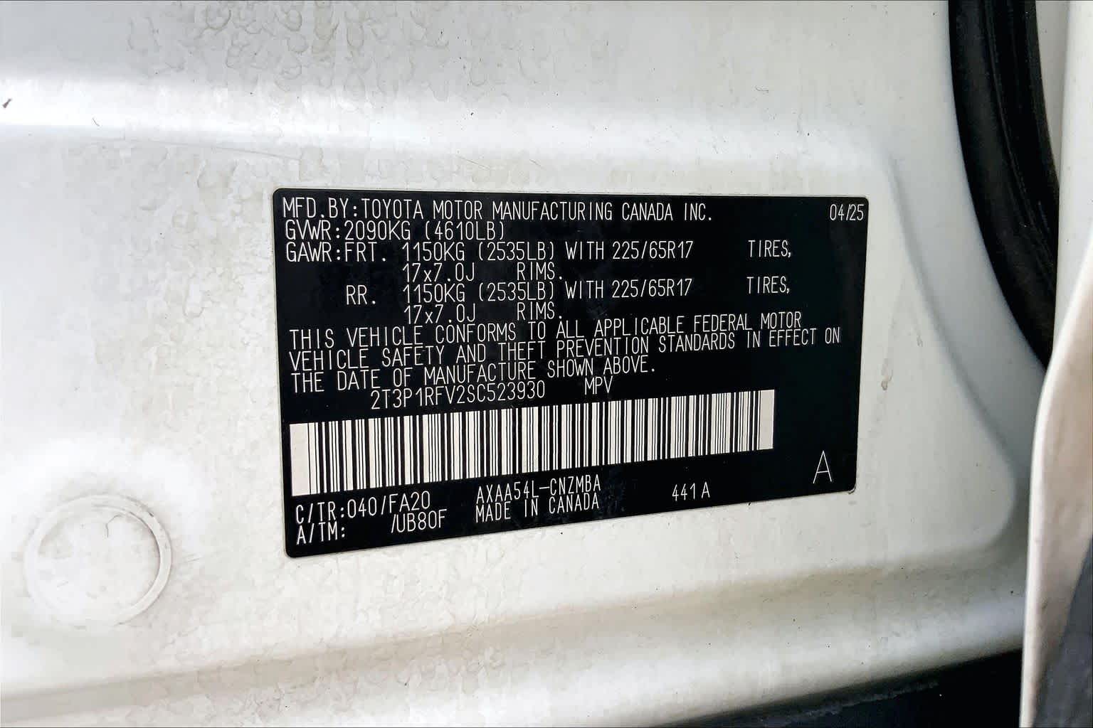 2025 Toyota RAV4 XLE Ice Cap at Group 1 Toyota Southwest