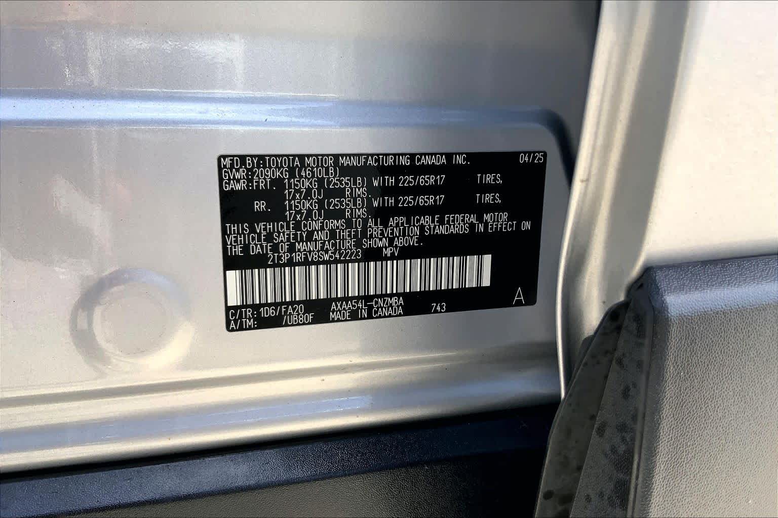 2025 Toyota RAV4 XLE Silver Sky Metallic at Group 1 Toyota Southwest