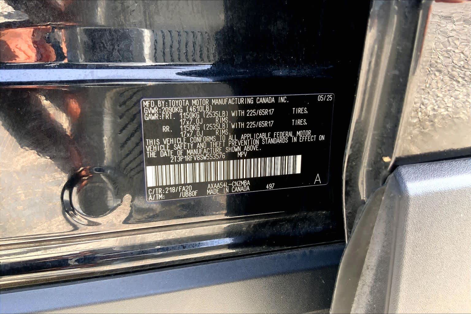 2025 Toyota RAV4 XLE Midnight Black Metallic at Group 1 Toyota Southwest
