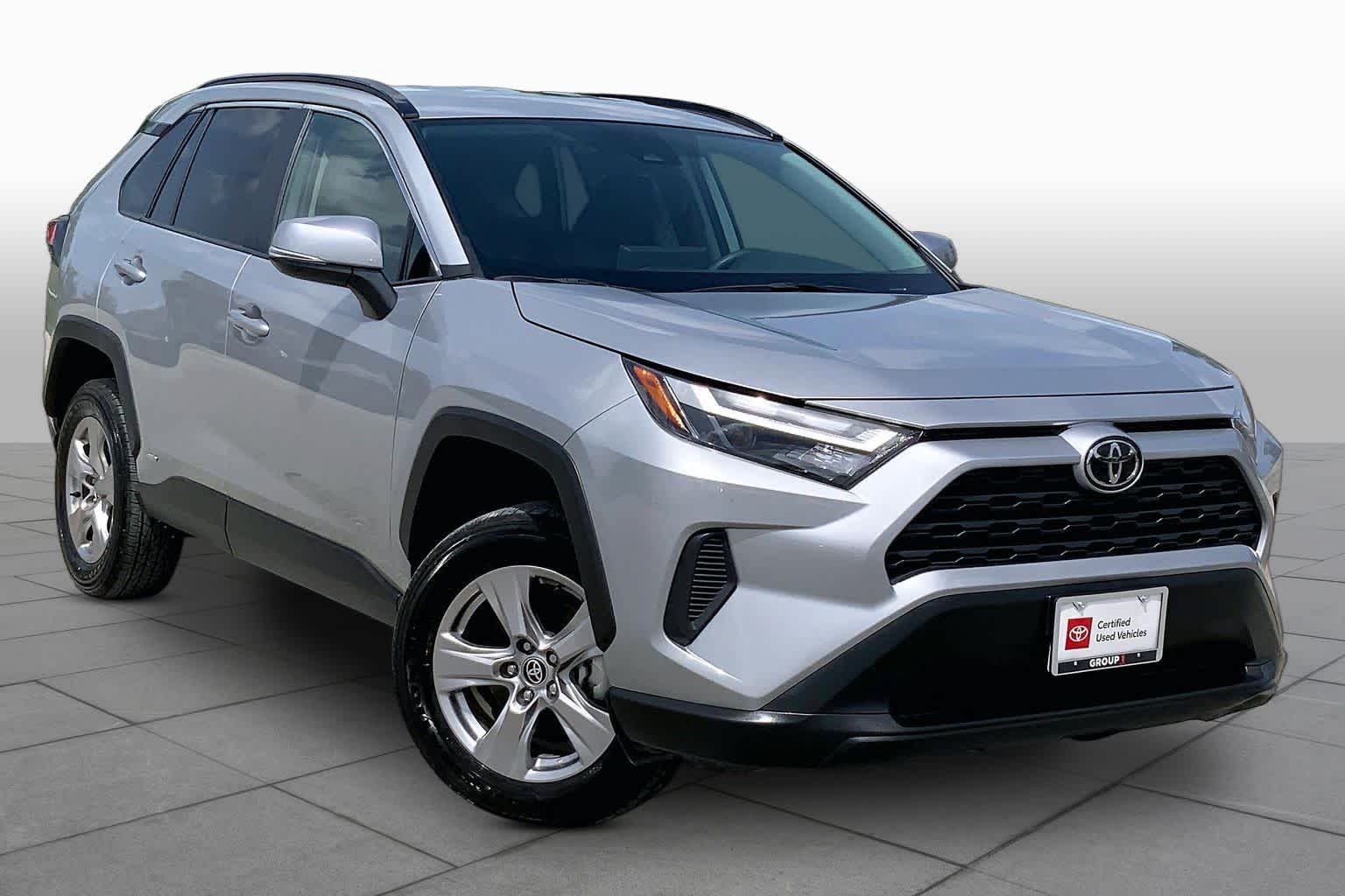 2025 Toyota RAV4 Hybrid XLE Silver Sky Metallic at Group 1 Toyota Southwest