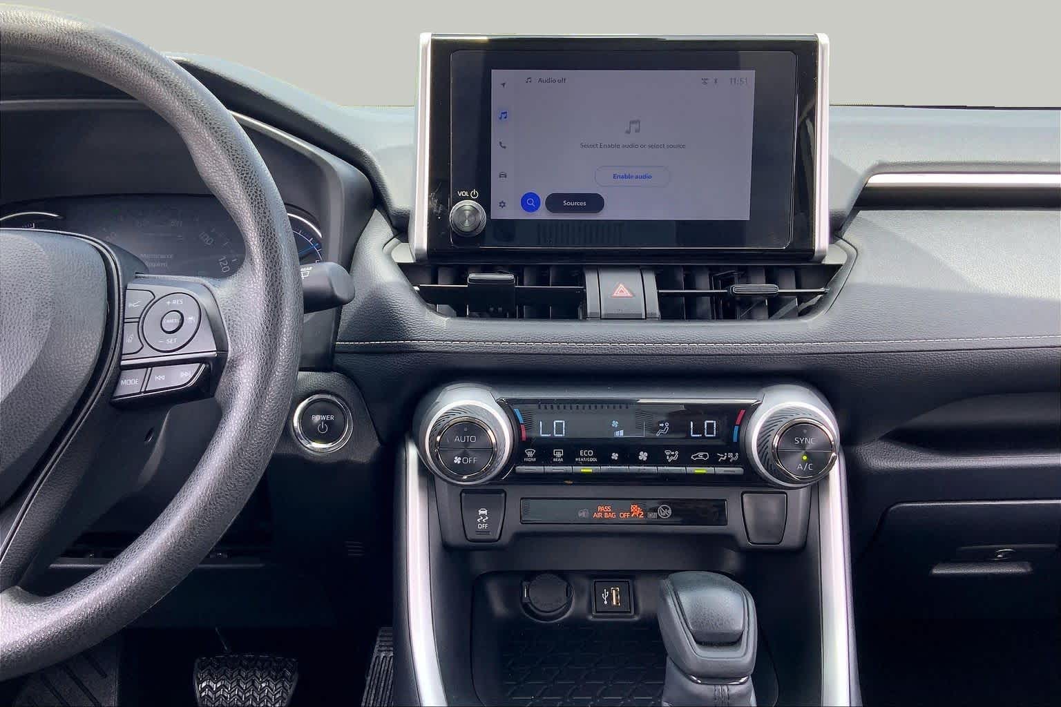 2025 Toyota RAV4 Hybrid XLE Silver Sky Metallic at Group 1 Toyota Southwest