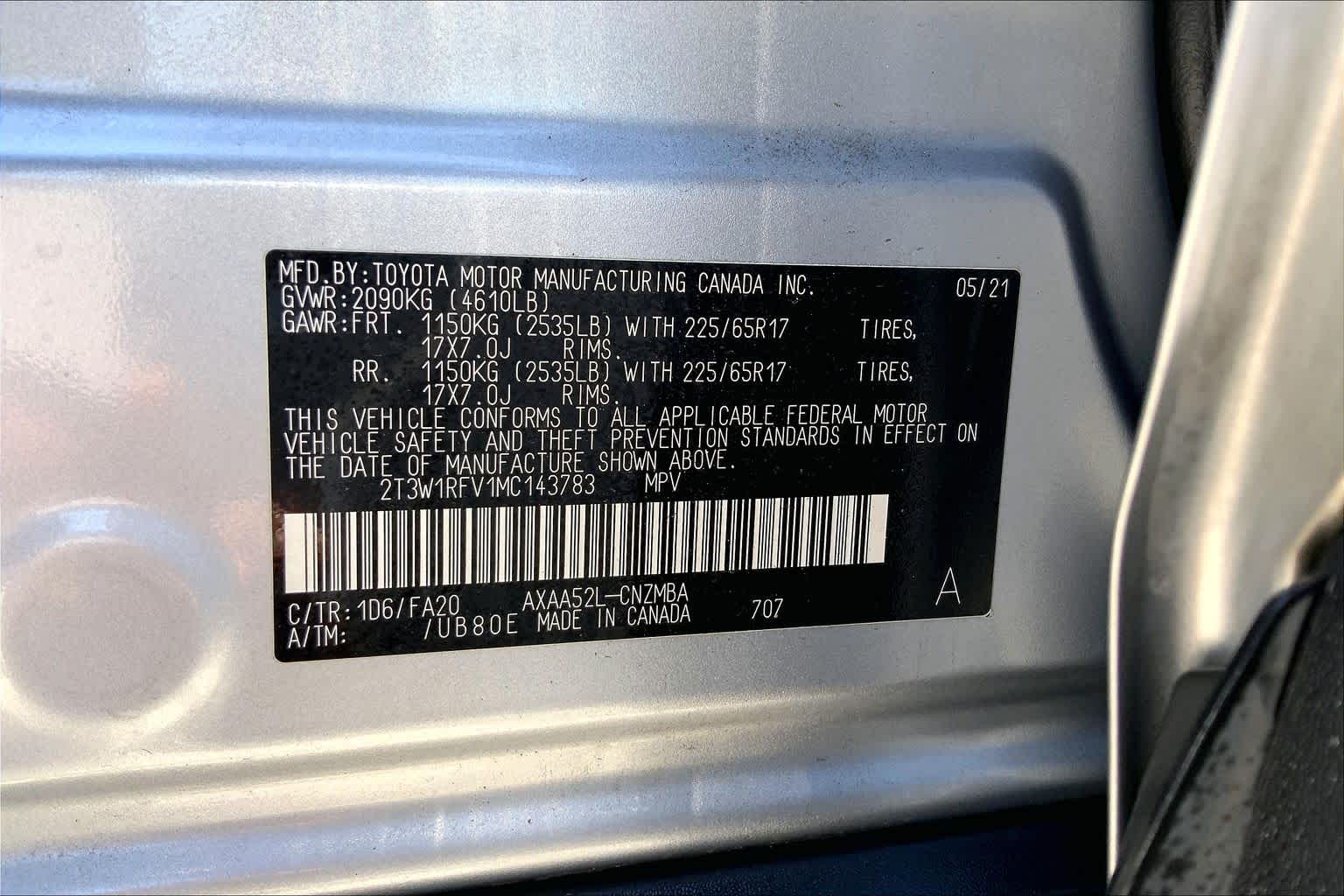 2021 Toyota RAV4 XLE Silver Sky Metallic at Group 1 Toyota Southwest