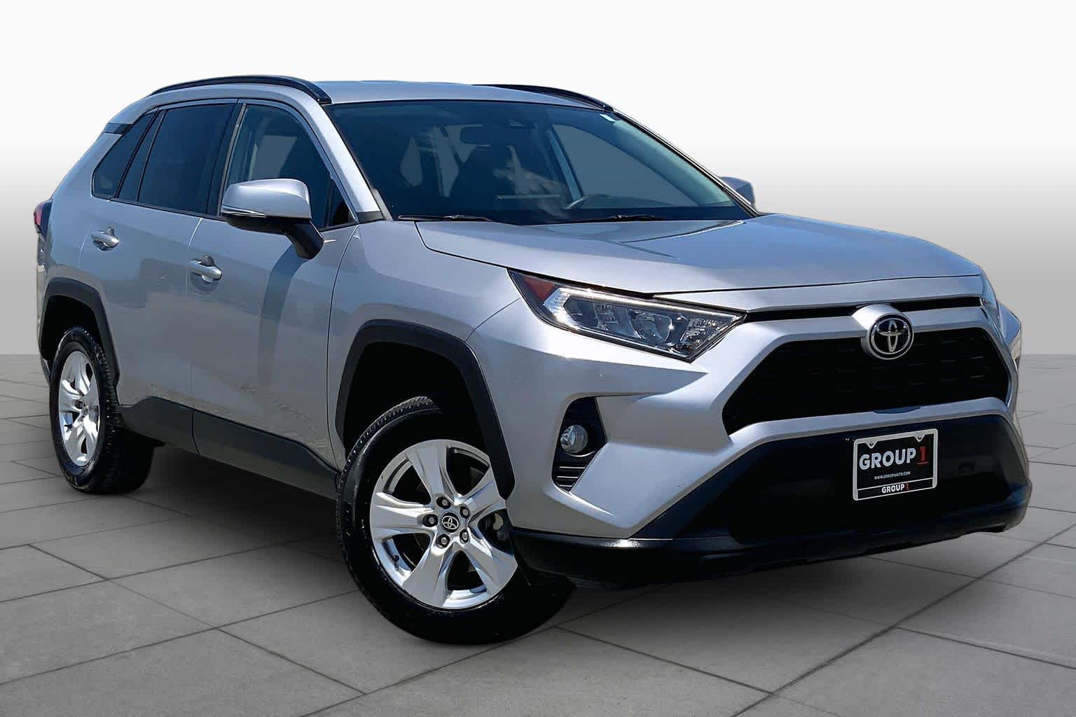 2021 Toyota RAV4 XLE Silver Sky Metallic at Group 1 Toyota Southwest