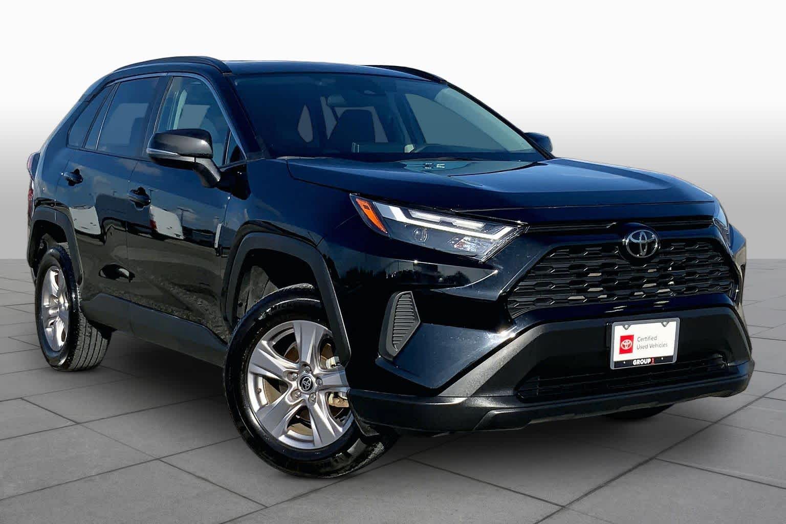 2025 Toyota RAV4 XLE Midnight Black Metallic at Group 1 Toyota Southwest