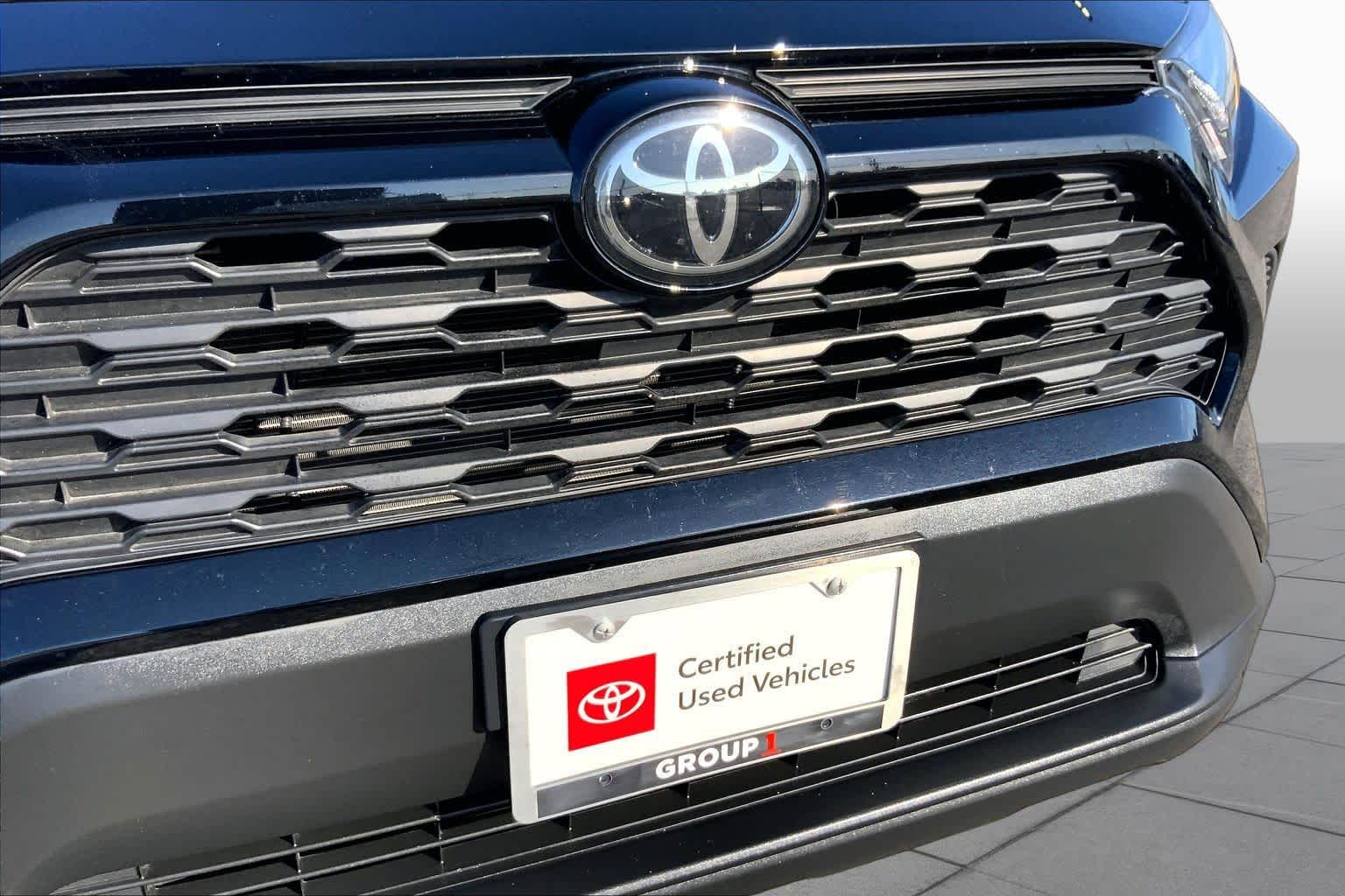 2025 Toyota RAV4 XLE Midnight Black Metallic at Group 1 Toyota Southwest