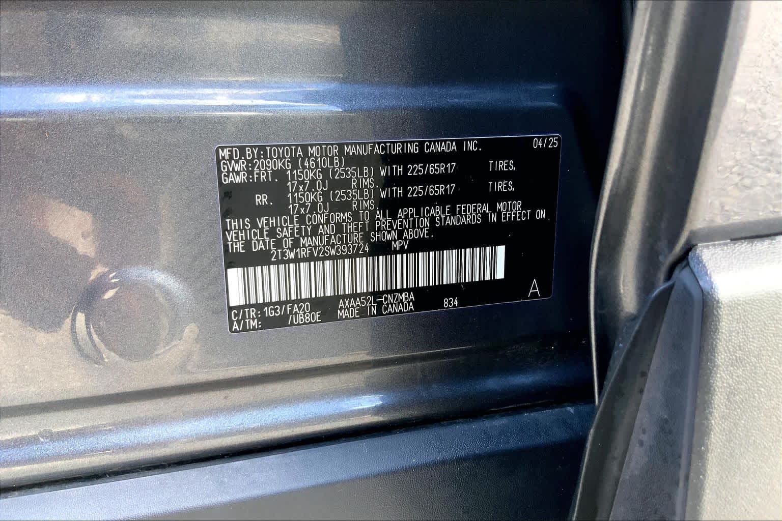 2025 Toyota RAV4 XLE Magnetic Gray Metallic at Group 1 Toyota Southwest