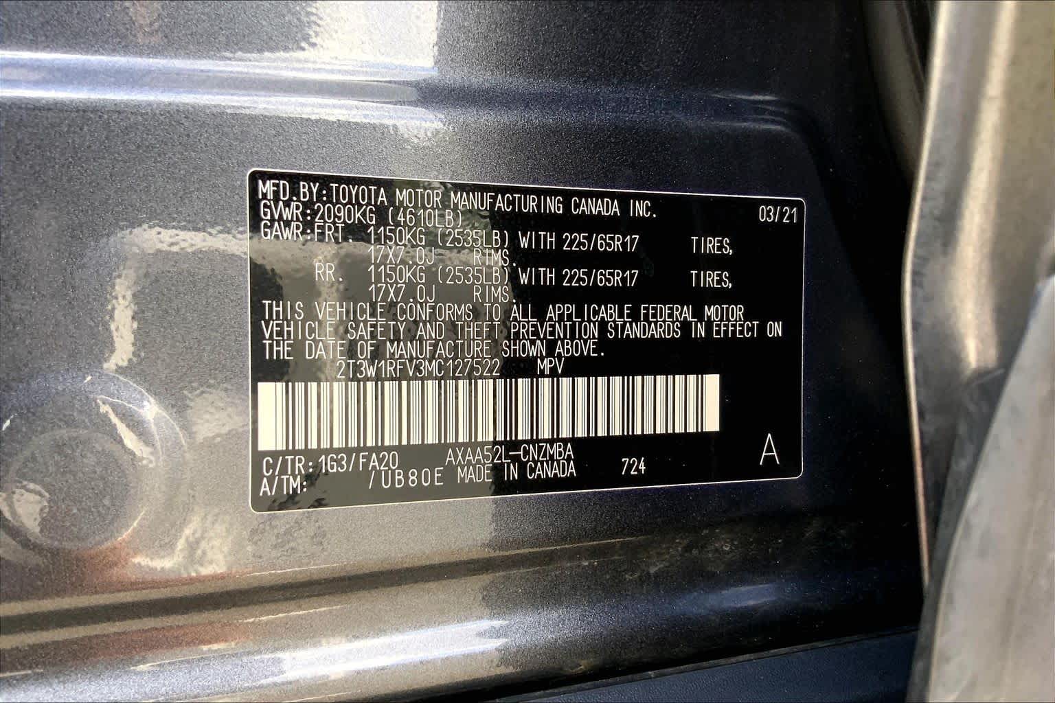 2021 Toyota RAV4 XLE Premium Magnetic Gray Metallic at Sterling McCall Nissan