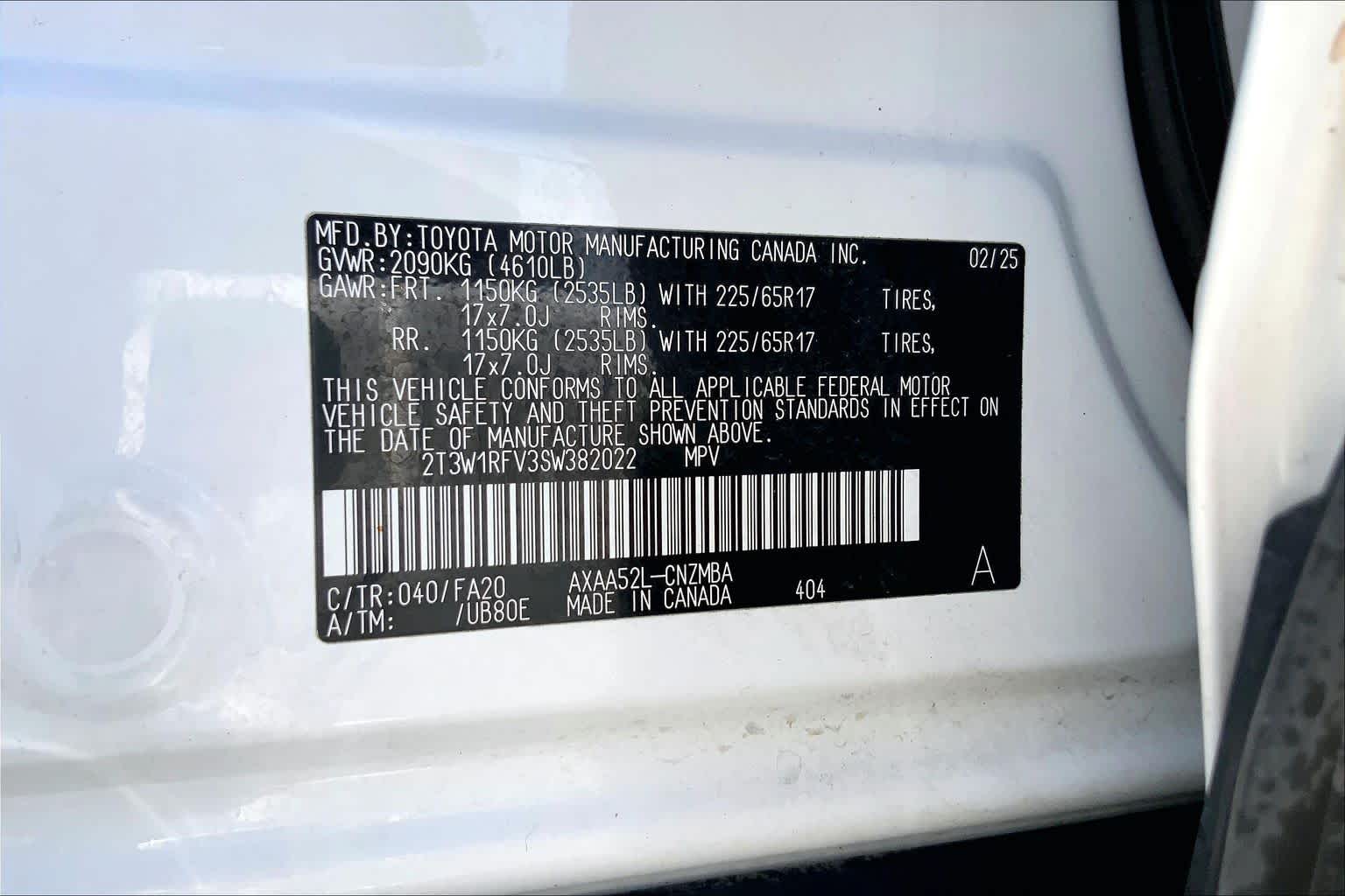 2025 Toyota RAV4 XLE Ice Cap at Group 1 Toyota Southwest