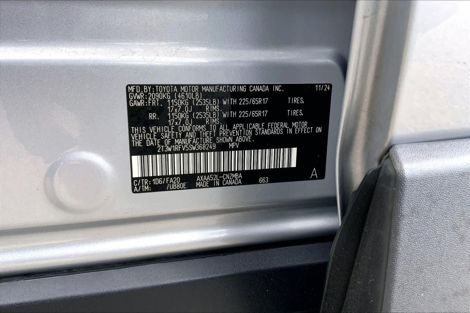 2025 Toyota RAV4 XLE Silver Sky Metallic at Group 1 Toyota Southwest