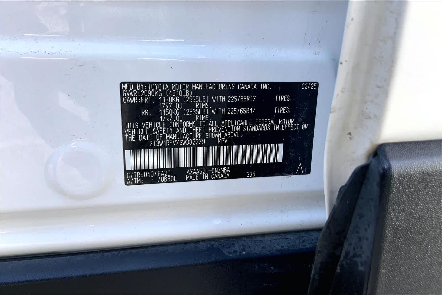 2025 Toyota RAV4 XLE Ice Cap at Group 1 Toyota Southwest