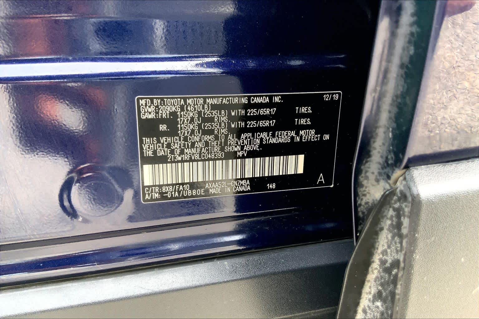 2020 Toyota RAV4 XLE Blueprint at AutoNation USA Katy