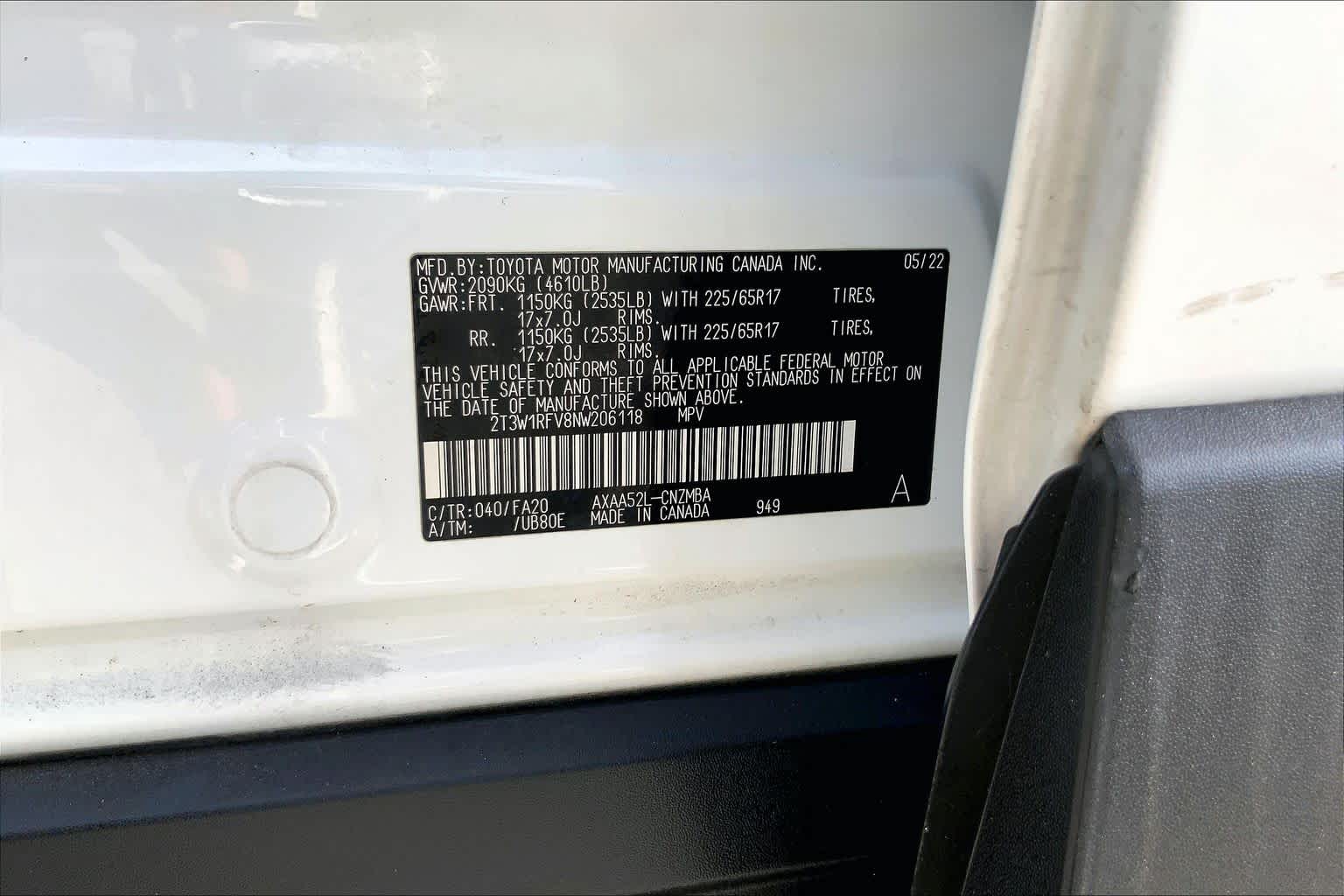 2022 Toyota RAV4 XLE White at Group 1 Toyota Southwest
