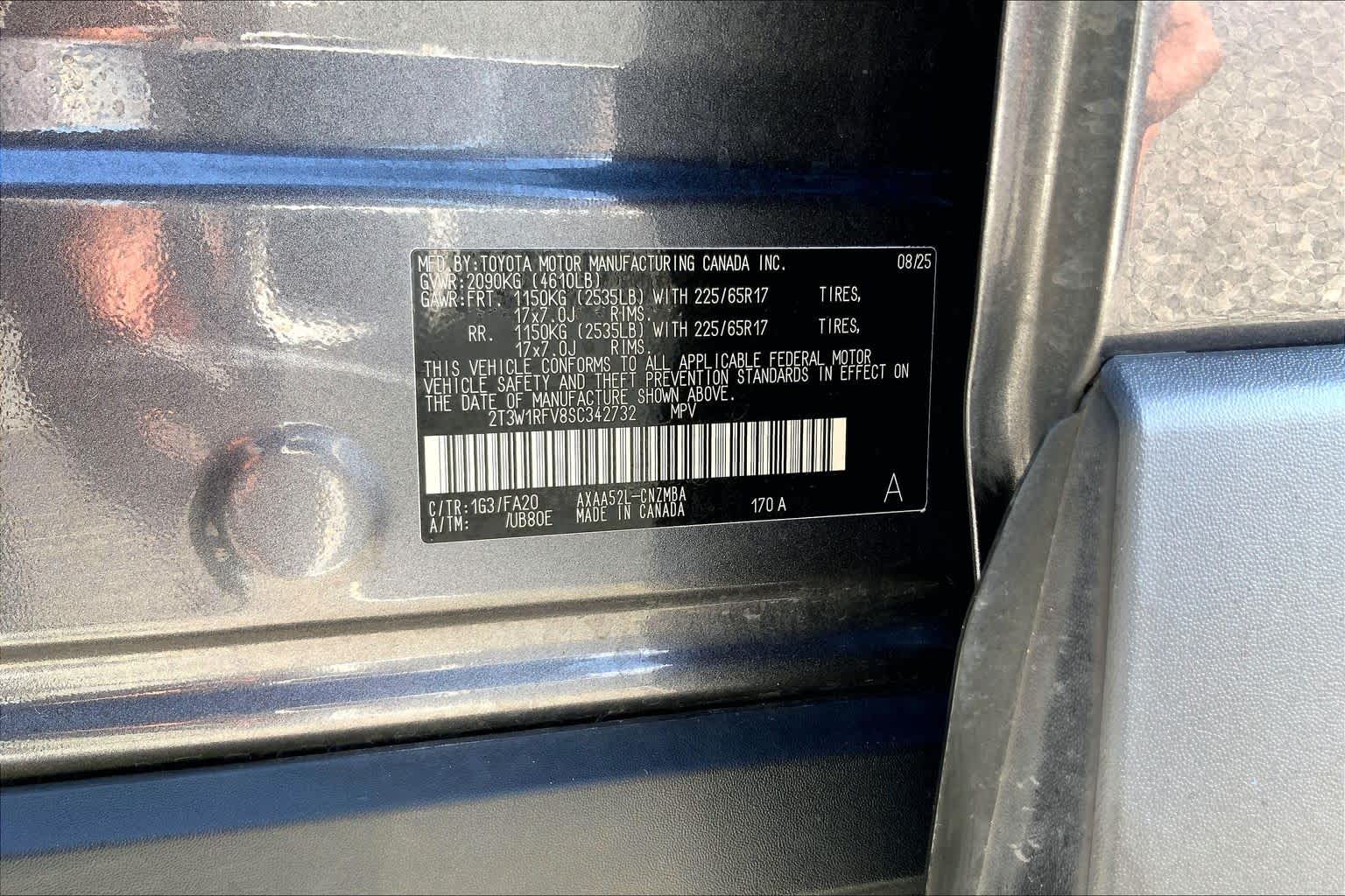 2025 Toyota RAV4 XLE Magnetic Gray Metallic at Group 1 Toyota Southwest