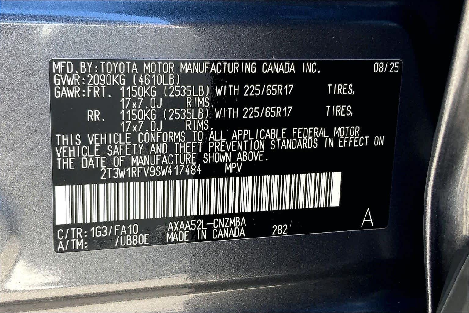 2025 Toyota RAV4 XLE Magnetic Gray Metallic at Group 1 Toyota Southwest