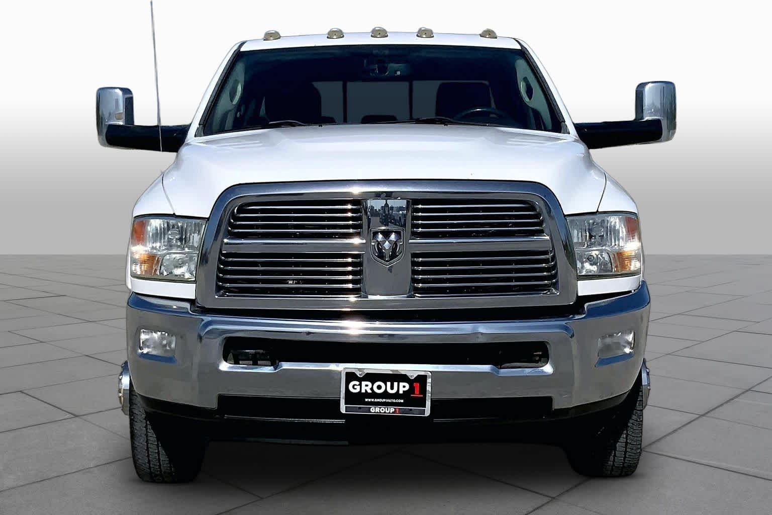 2012 Ram 3500 Laramie Limited Bright White at Mac Haik Ford