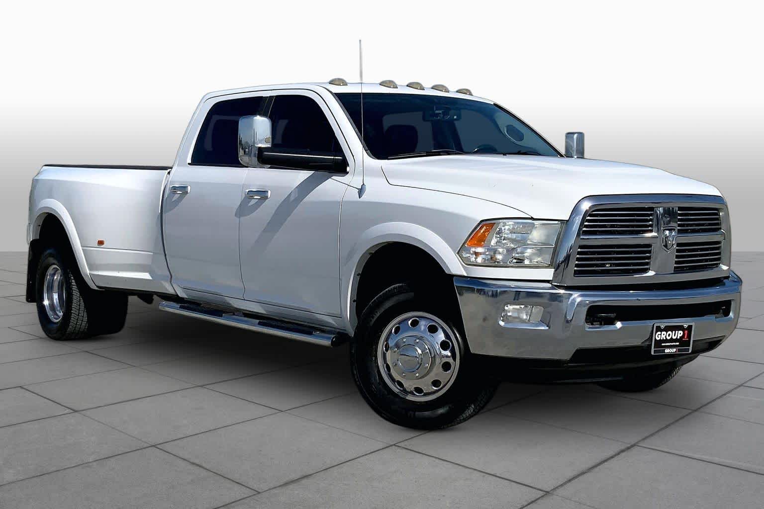 2012 Ram 3500 Laramie Limited Bright White at Mac Haik Ford
