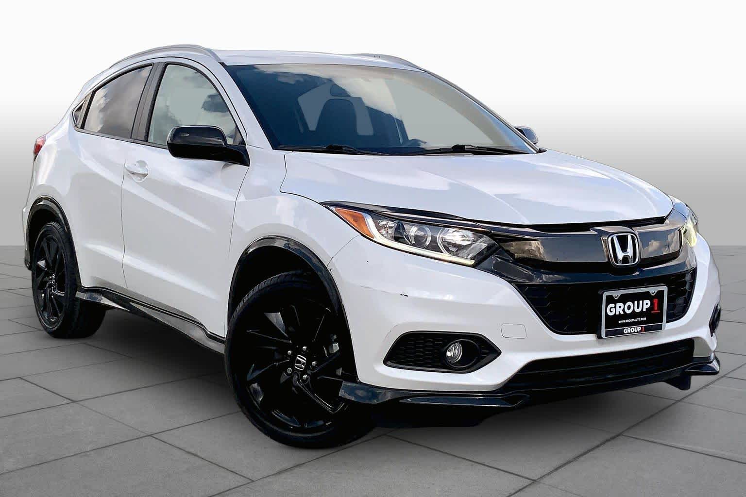 2022 Honda HR-V Sport Platinum White Pearl at AutoNation USA Houston