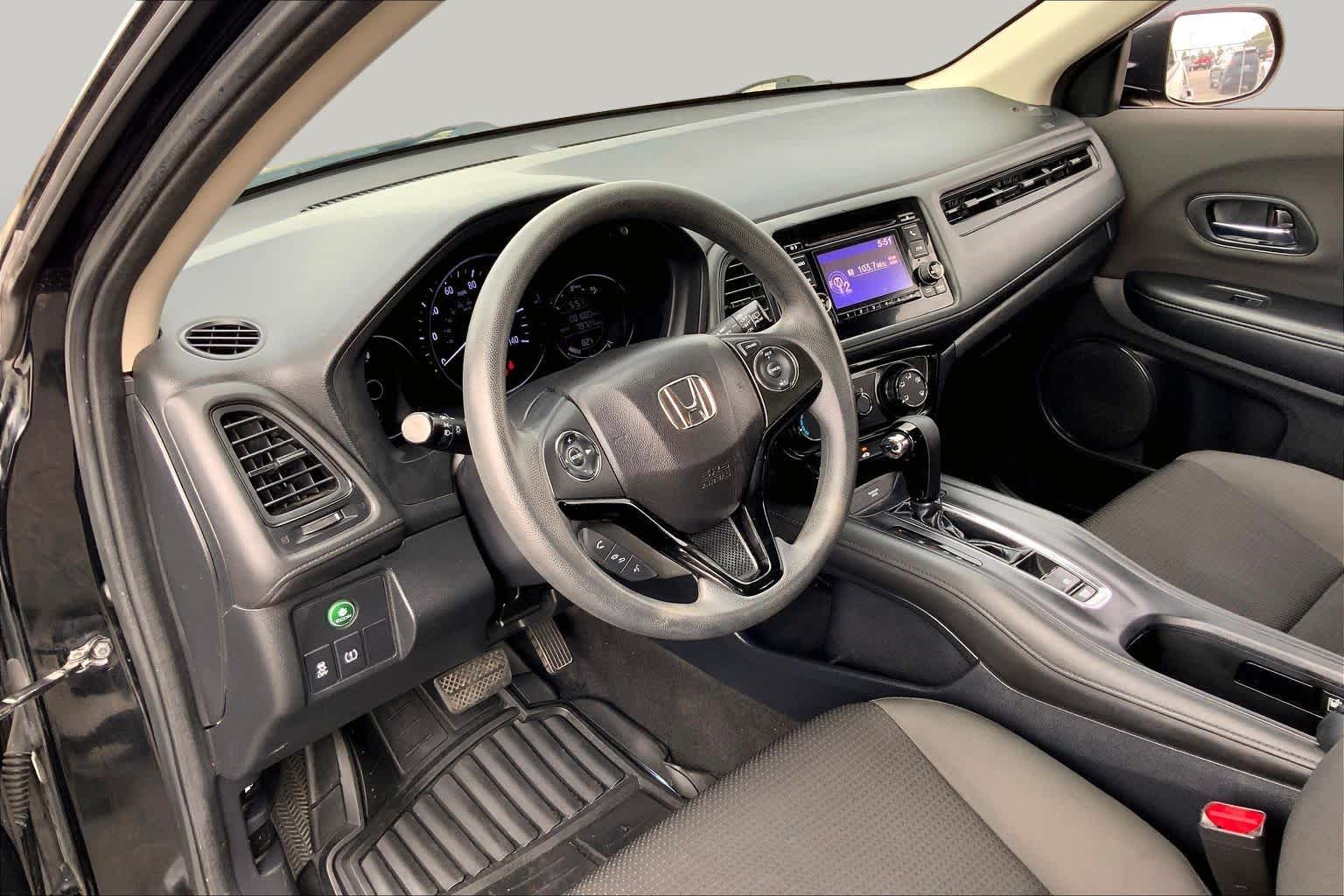 2019 Honda HR-V LX Crystal Black Pearl at Texan GMC Buick