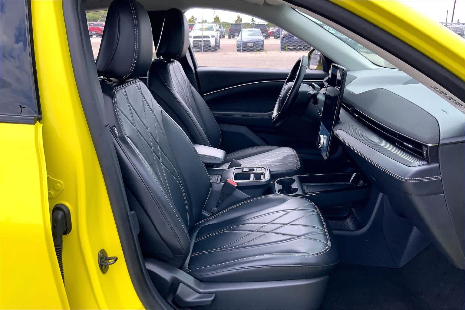 2025 Ford Mustang Mach-E Select Grabber Yellow at Friendly Ford Crosby