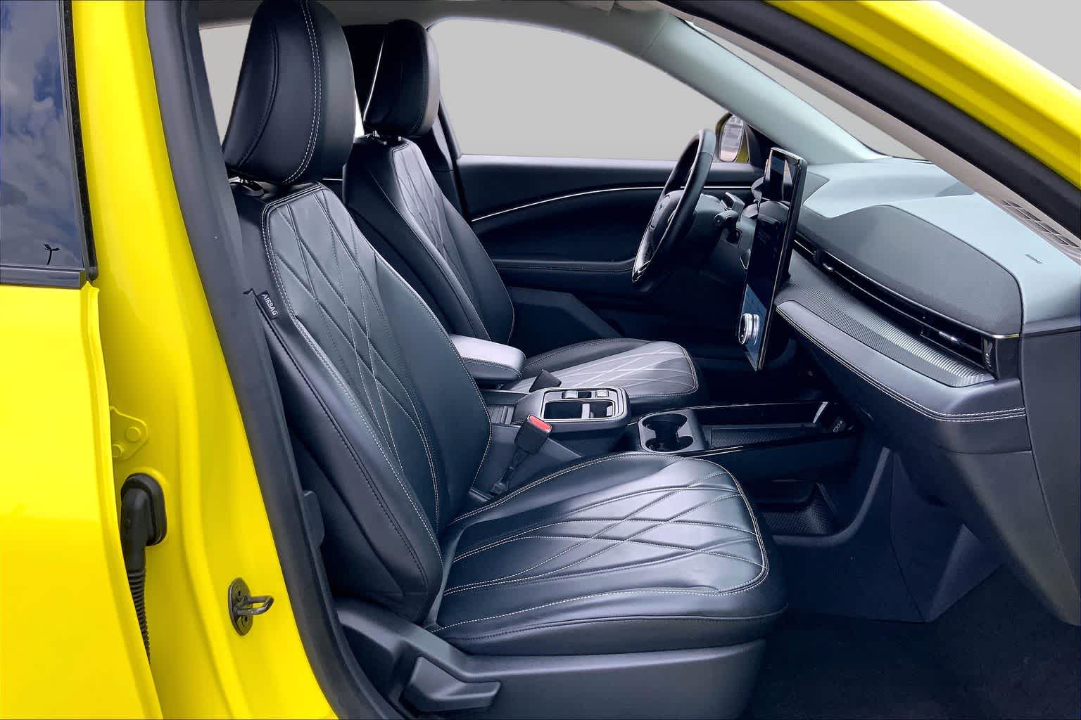 2025 Ford Mustang Mach-E Select Grabber Yellow at Friendly Ford Crosby
