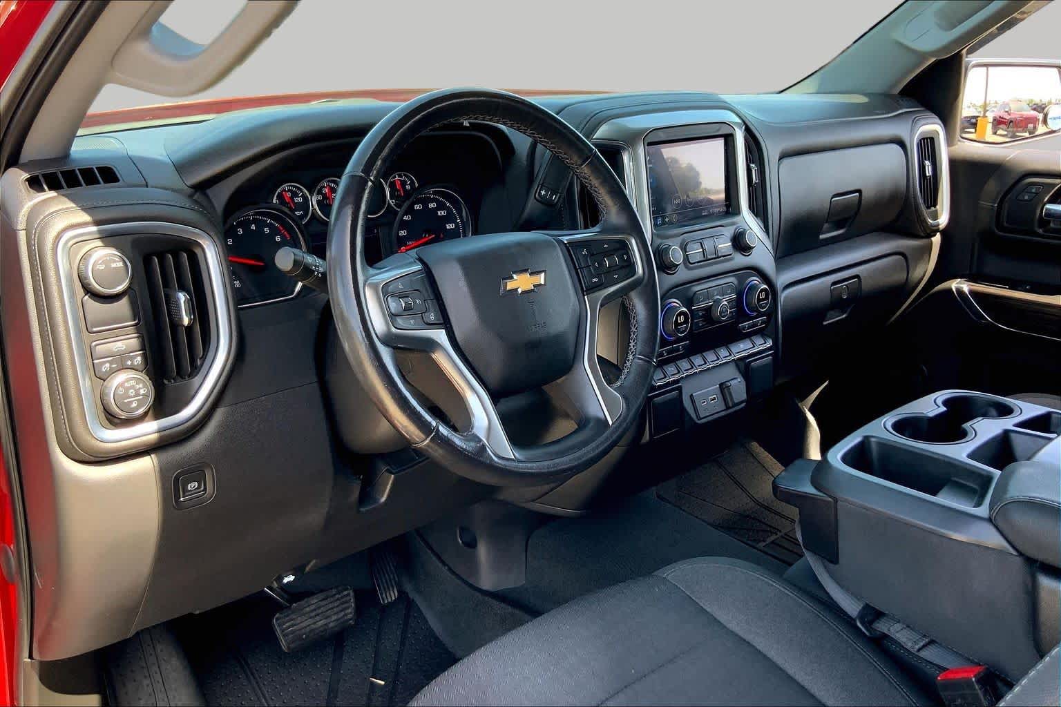 2022 Chevrolet Silverado 1500 LTD LT Cherry Red Tintcoat at AutoNation Chevrolet Gulf Fwy