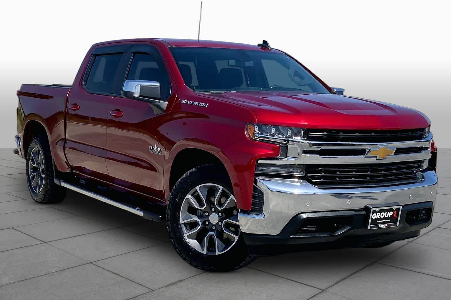 2022 Chevrolet Silverado 1500 LTD LT Cherry Red Tintcoat at AutoNation Chevrolet Gulf Fwy