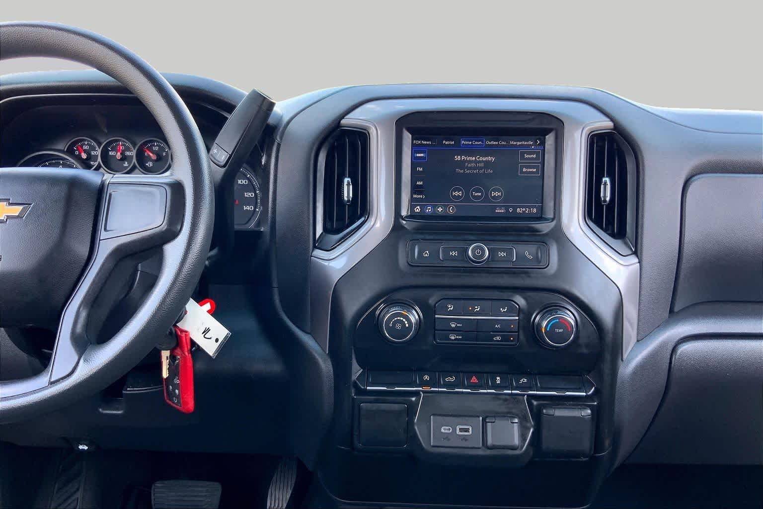 2021 Chevrolet Silverado 1500 Custom Summit White at AutoNation Chevrolet Gulf Fwy