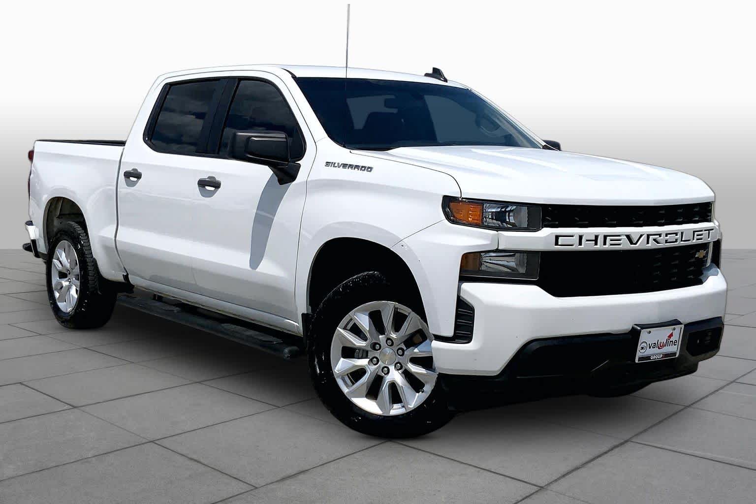 2021 Chevrolet Silverado 1500 Custom Summit White at AutoNation Chevrolet Gulf Fwy