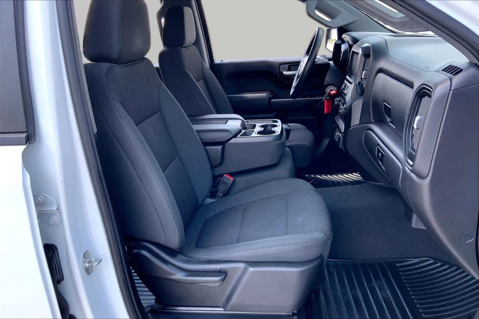 2021 Chevrolet Silverado 1500 Custom Summit White at AutoNation Chevrolet Gulf Fwy