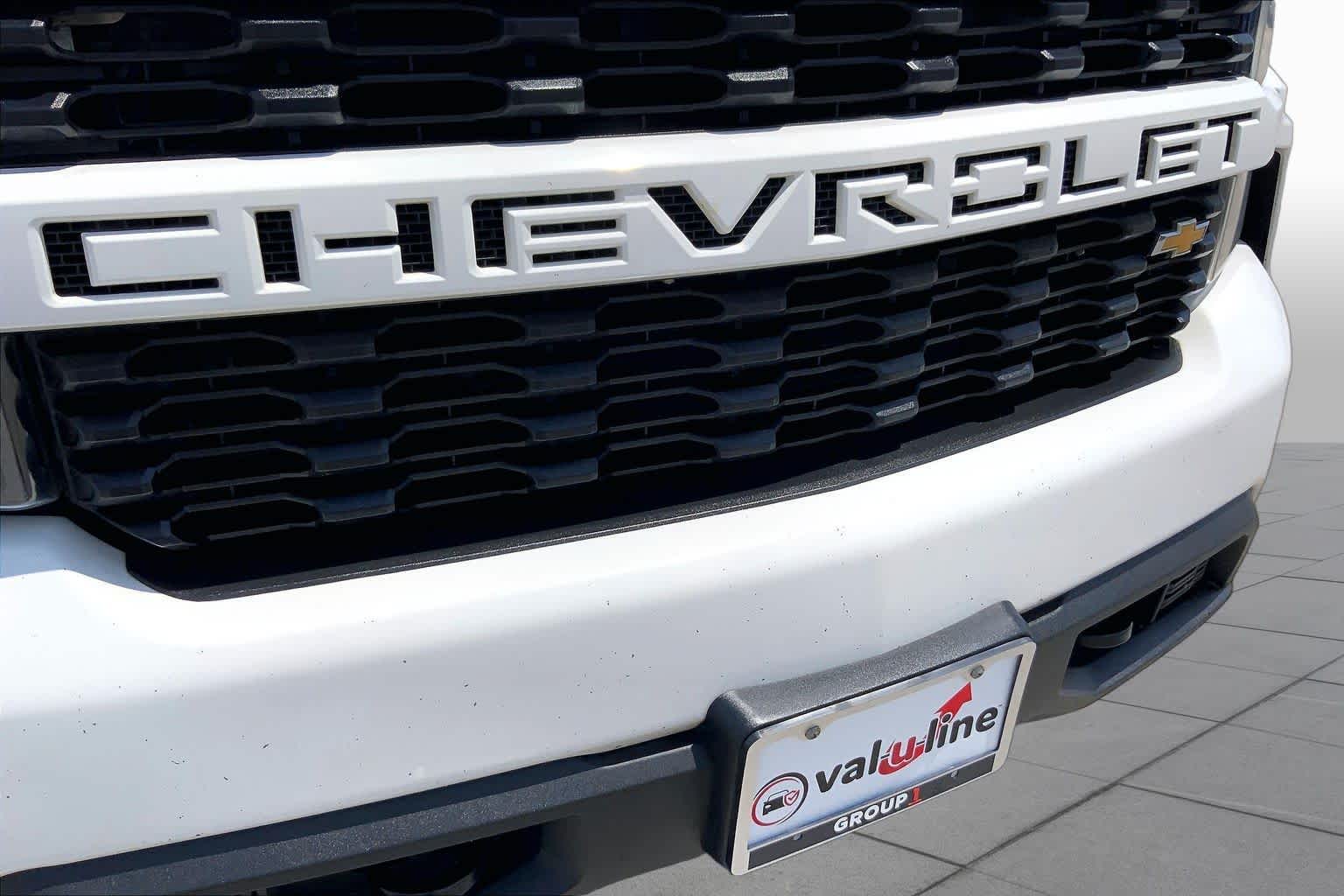 2021 Chevrolet Silverado 1500 Custom Summit White at AutoNation Chevrolet Gulf Fwy