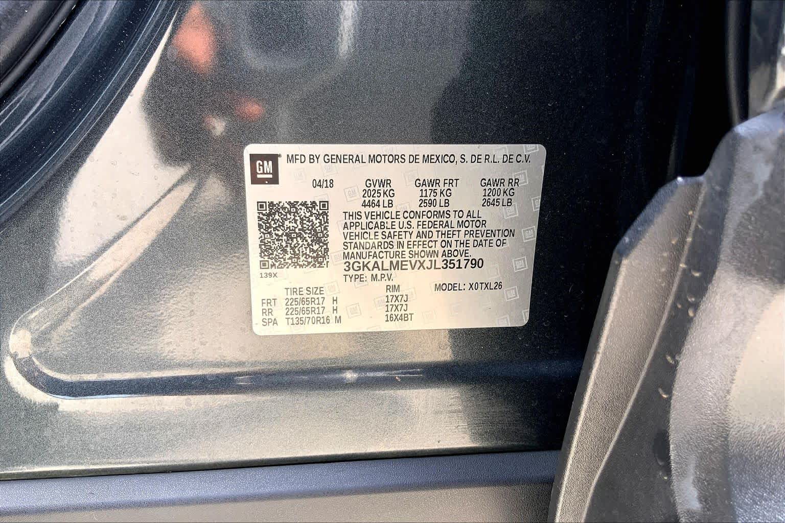 2018 GMC Terrain SLE Graphite Gray Metallic at HGreg Houston