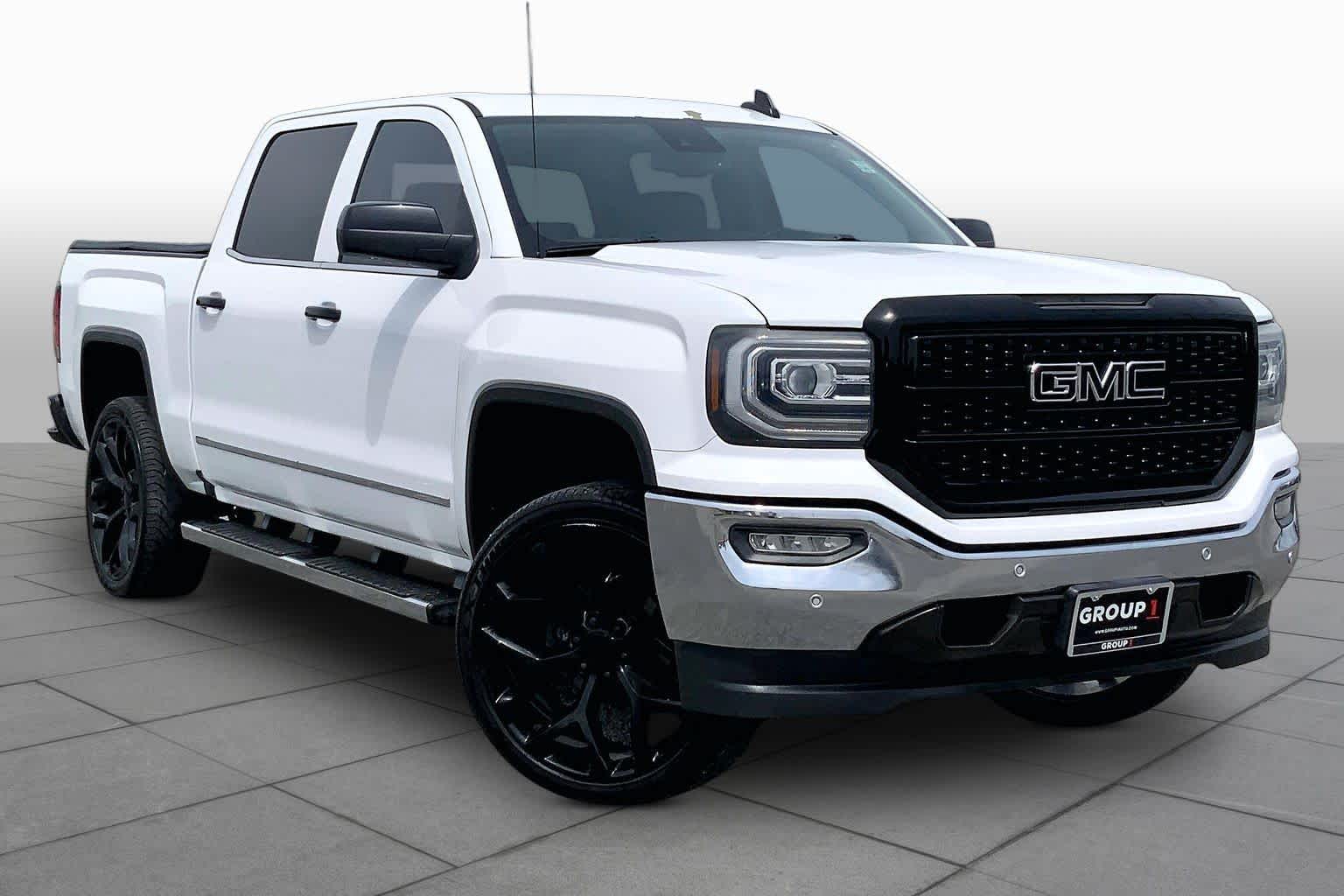 2018 GMC Sierra 1500 SLT Summit White at Texan GMC Buick