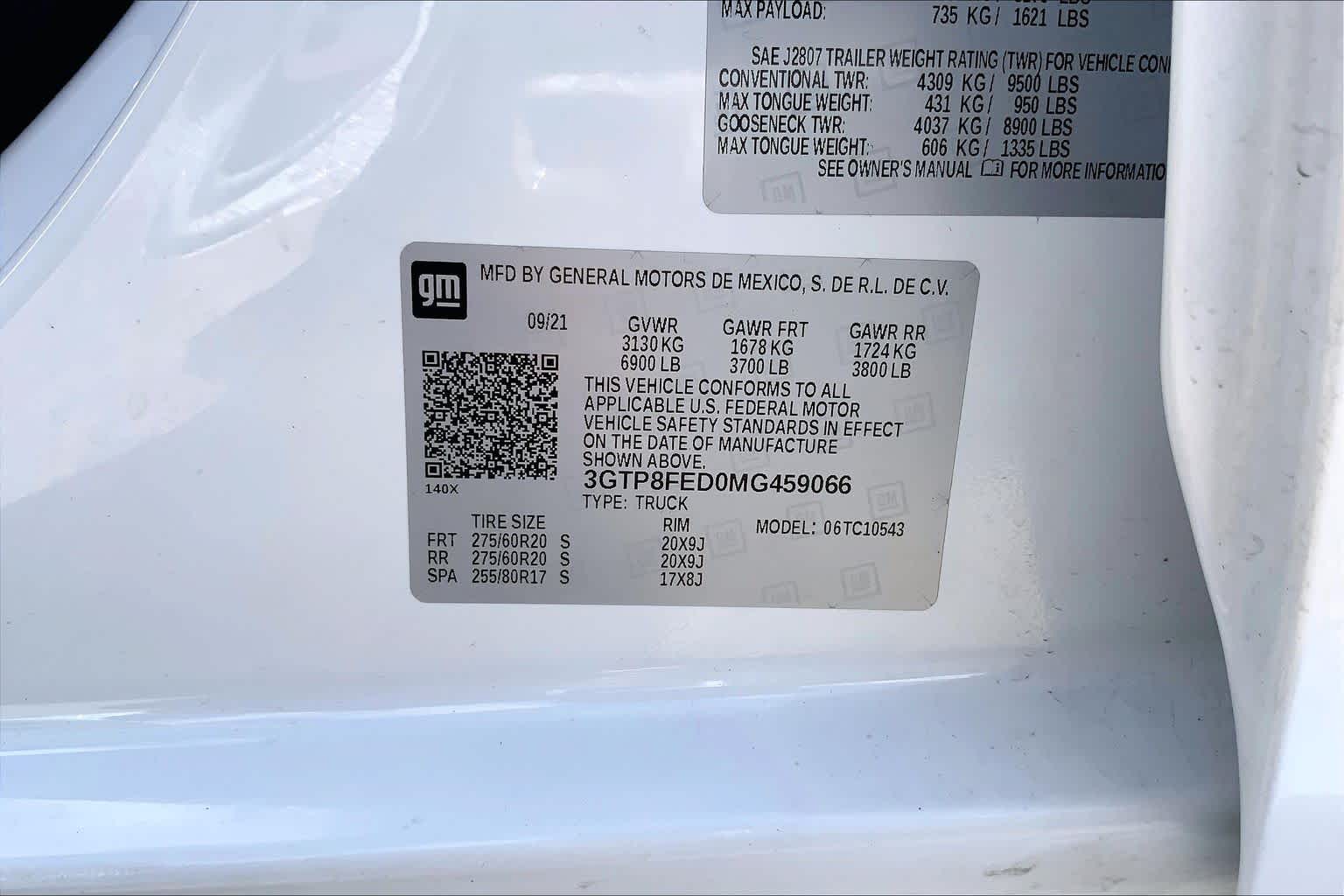 2021 GMC Sierra 1500 Denali White Frost Tricoat at Auto Boutique Texas