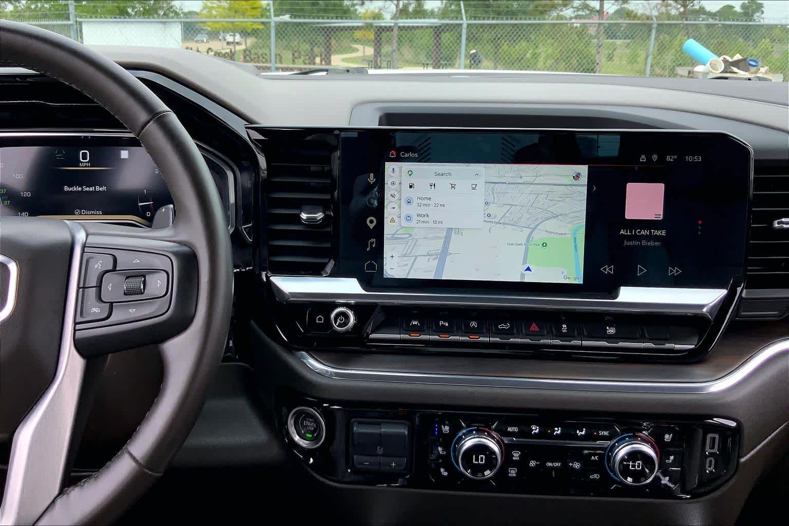 2023 GMC Sierra 1500 SLT White Frost Tricoat at Texan GMC Buick
