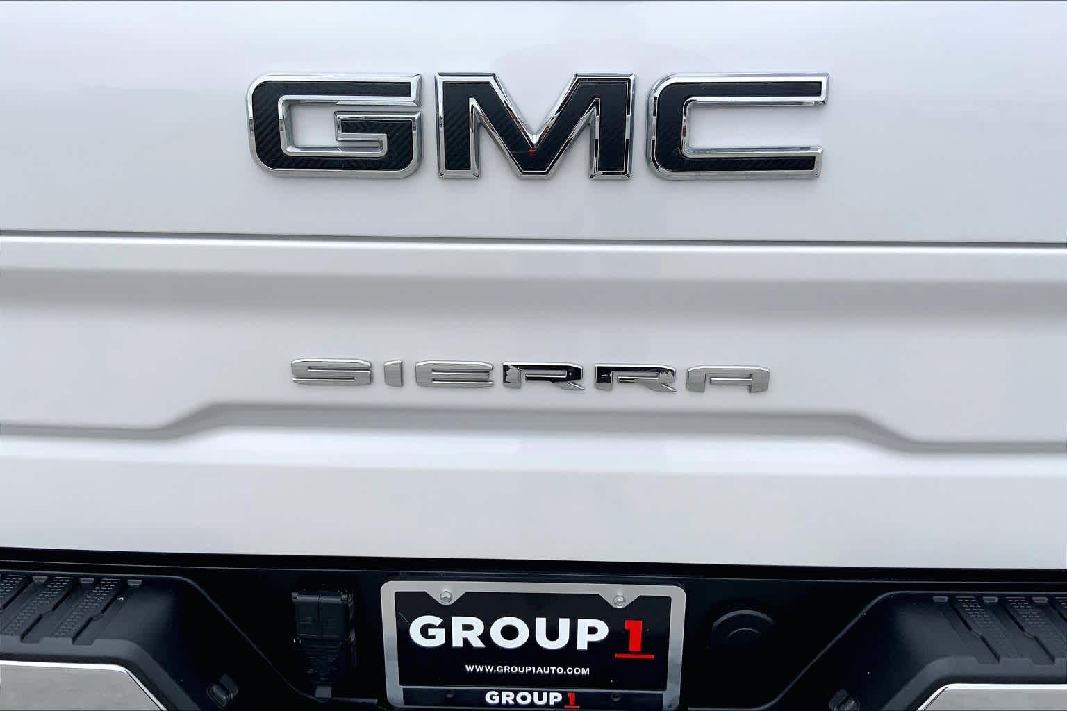 2023 GMC Sierra 1500 SLT White Frost Tricoat at Texan GMC Buick
