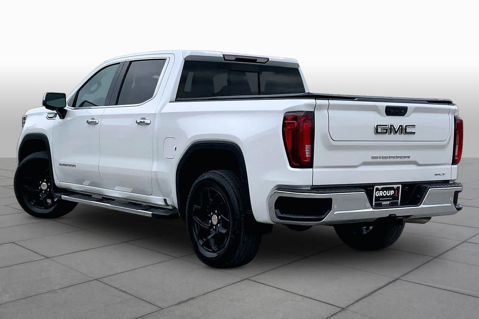 2023 GMC Sierra 1500 SLT White Frost Tricoat at Texan GMC Buick
