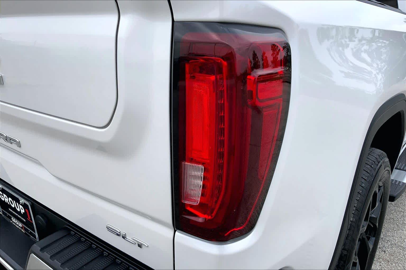 2023 GMC Sierra 1500 SLT White Frost Tricoat at Texan GMC Buick