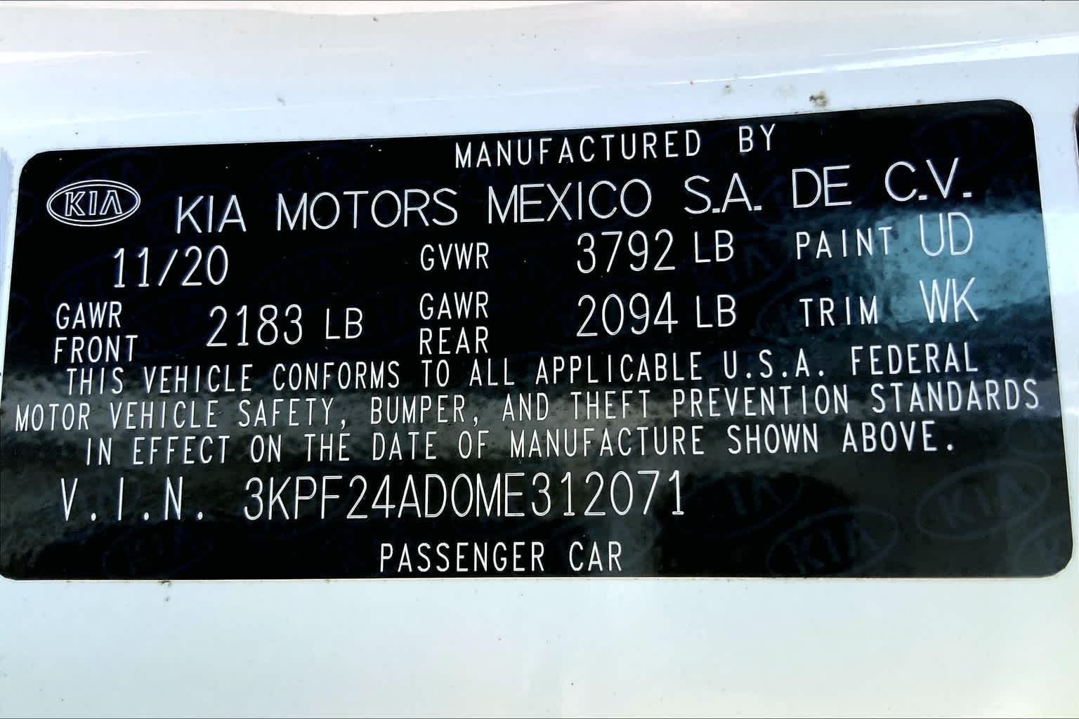 2021 Kia Forte LXS Clear White at Group 1 GMC Buick South