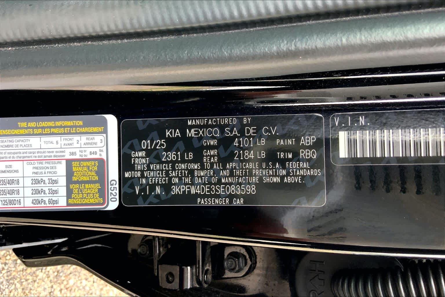 2025 Kia K4 GT-Line Aurora Black Pearl at Beck & Masten Kia