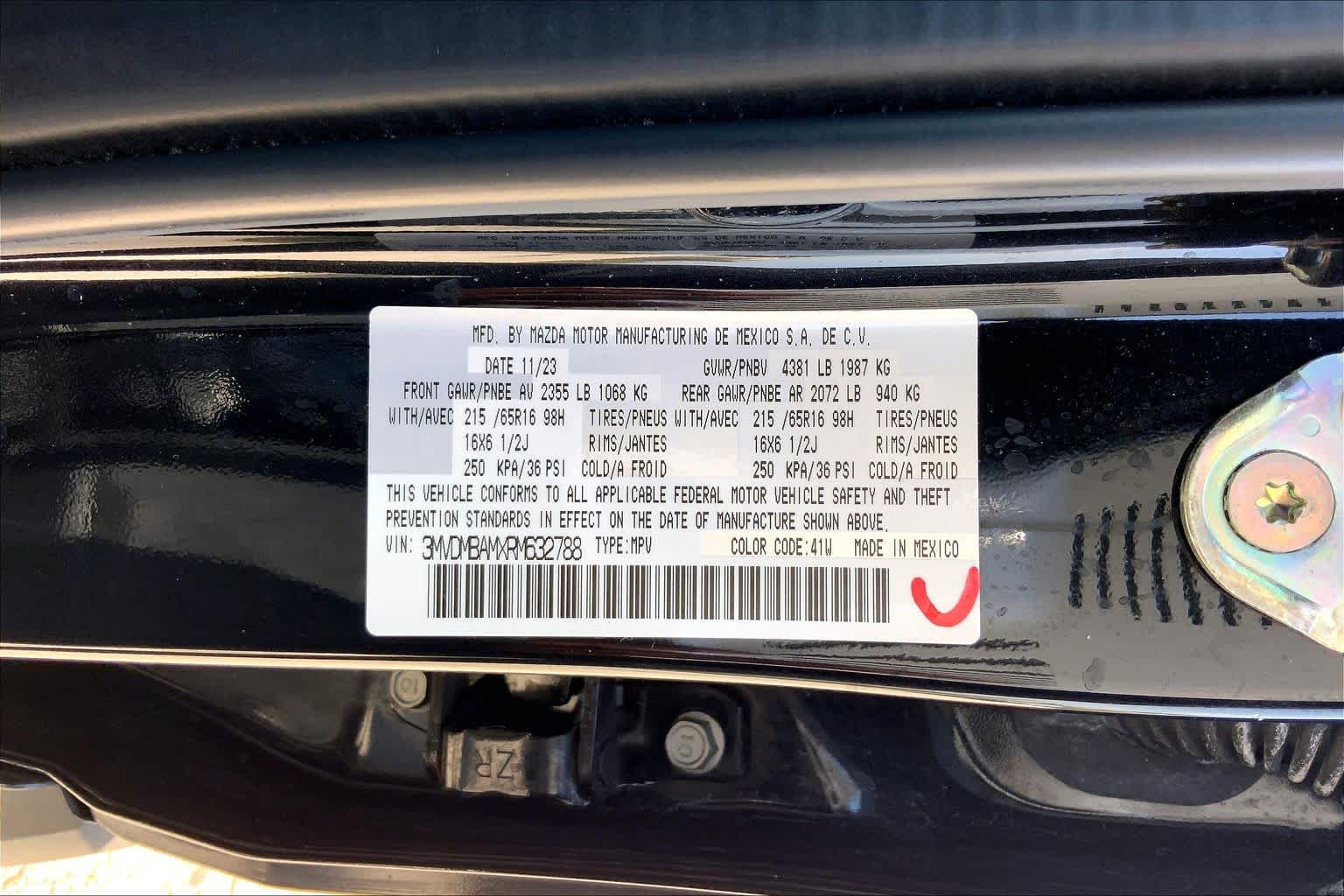 2024 Mazda CX-30 2.5 S Jet Black Mica at AutoNation Chevrolet Gulf Fwy