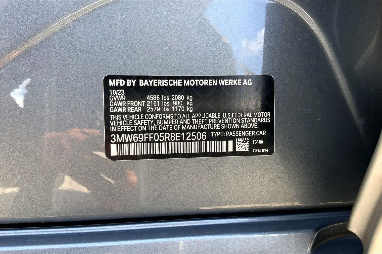2024 BMW 330i 330i Skyscraper Grey Metallic at Lexus of Clear Lake