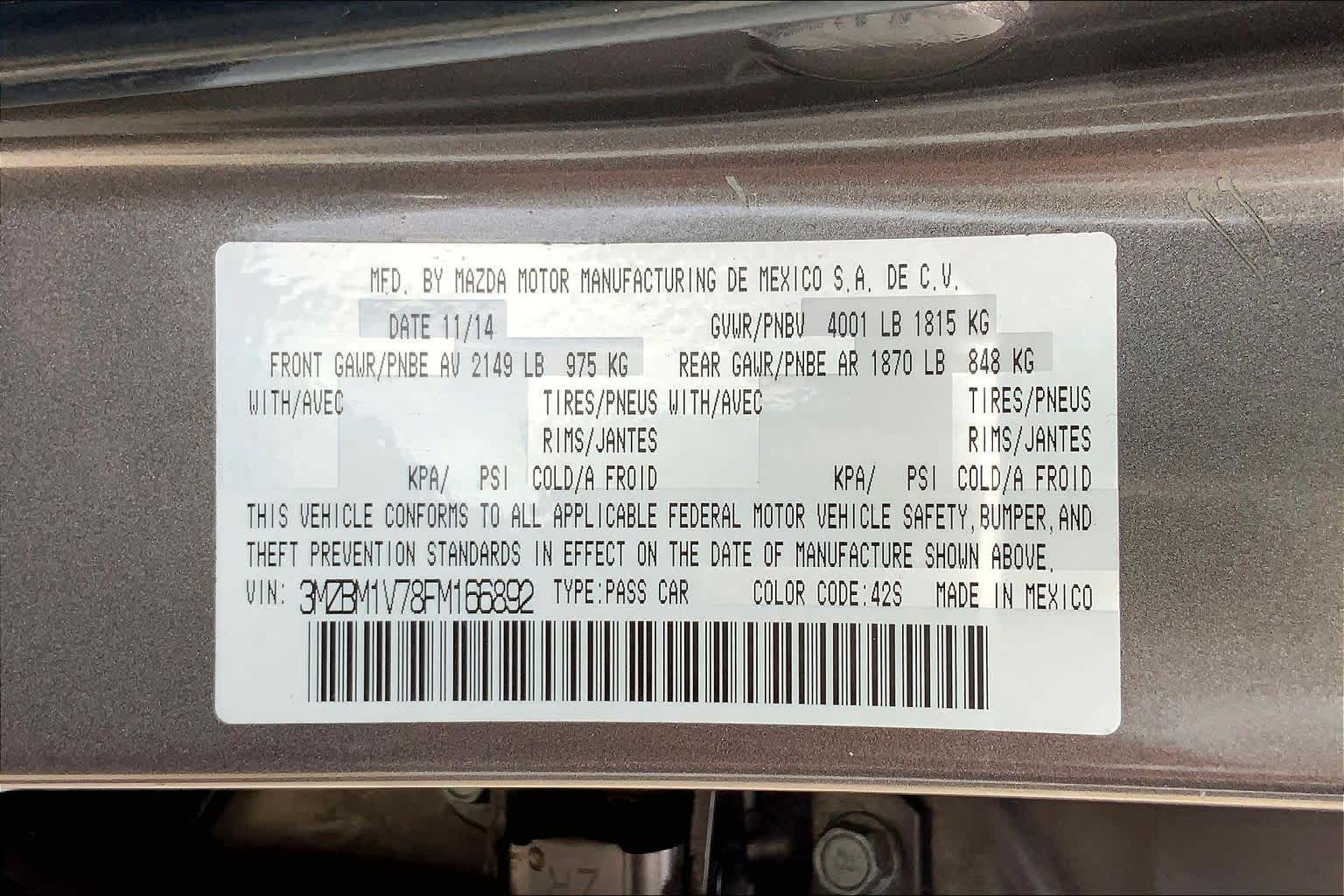 2015 Mazda Mazda3 i Touring Titanium Flash Mica at Lexus Southwest Houston
