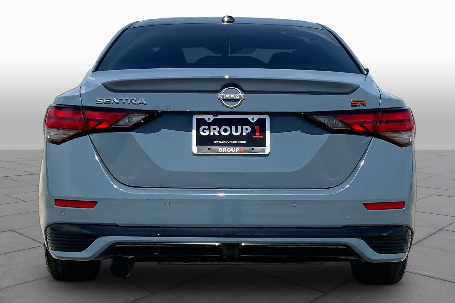 2024 Nissan Sentra SR Atlantic Gray Metallic/Super Black at Tomball Ford