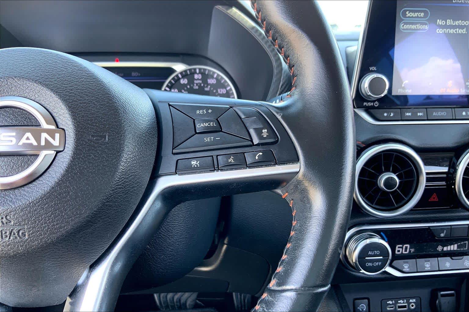 2024 Nissan Sentra SR Atlantic Gray Metallic/Super Black at Tomball Ford