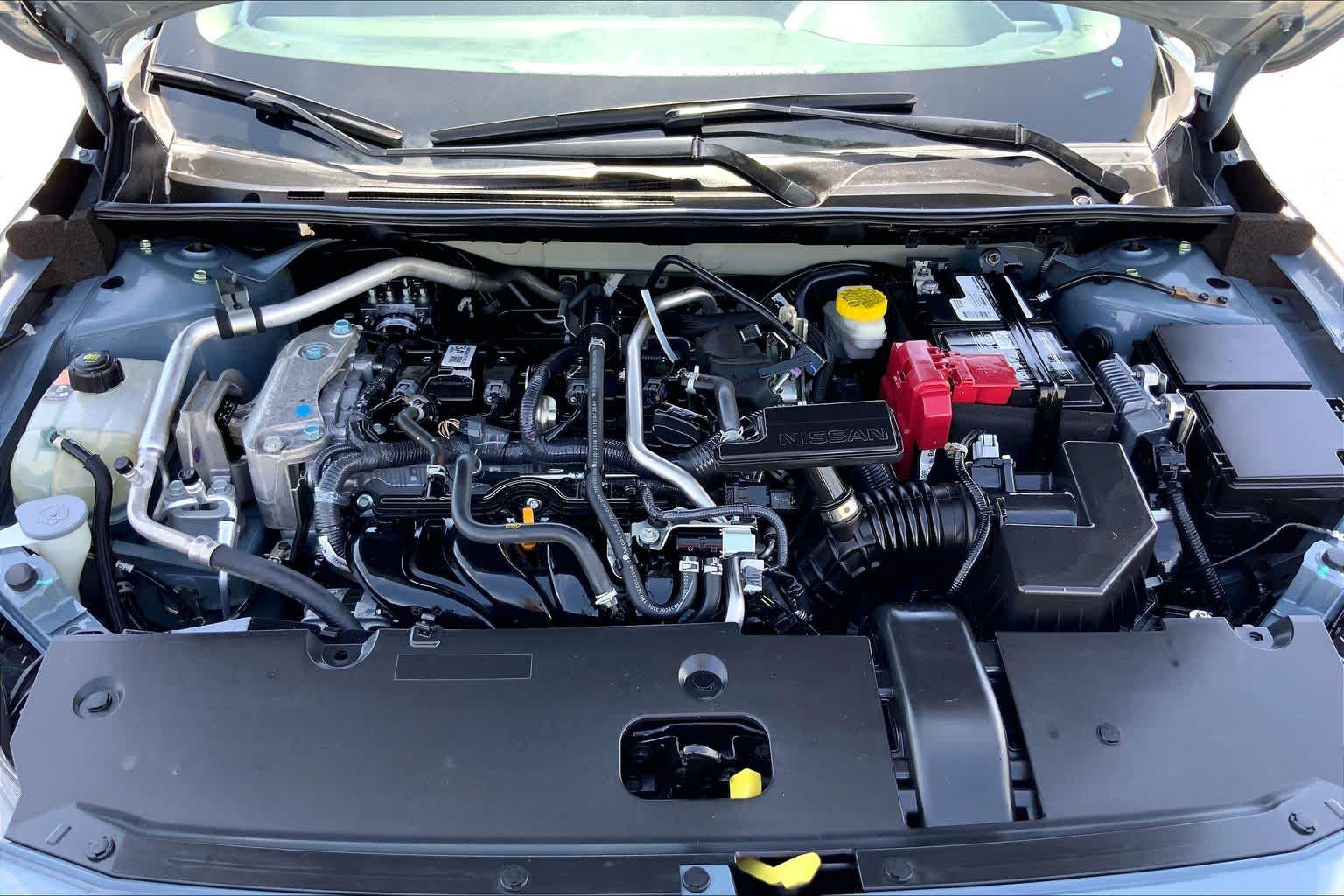 2024 Nissan Sentra SR Atlantic Gray Metallic/Super Black at Tomball Ford