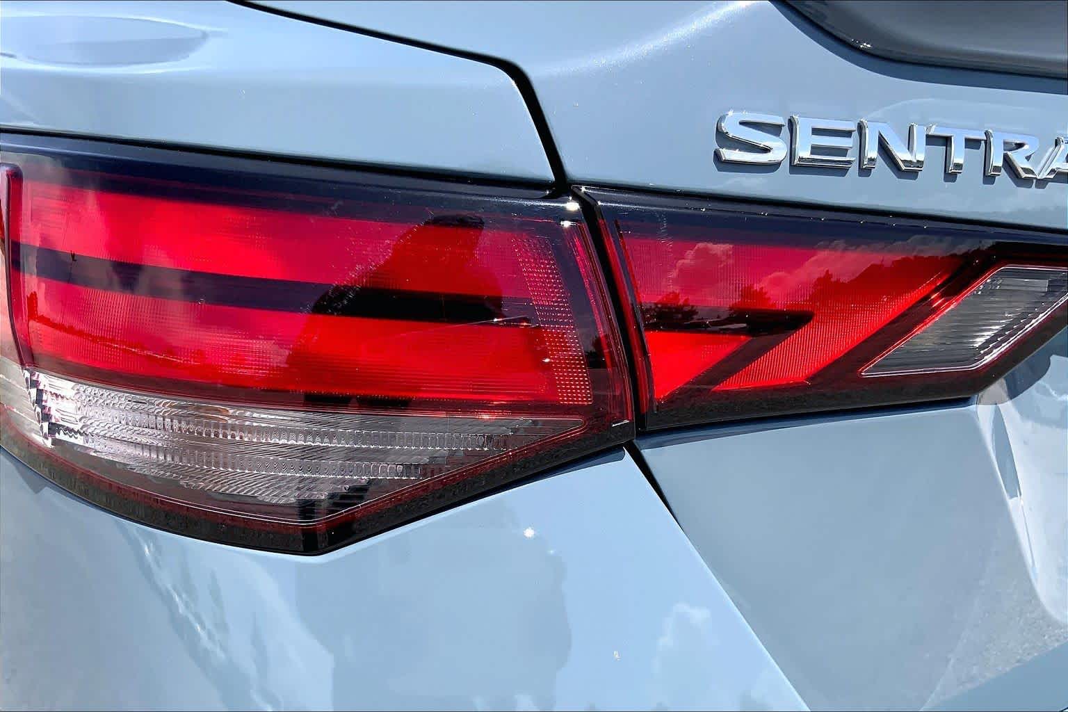 2024 Nissan Sentra SR Atlantic Gray Metallic/Super Black at Tomball Ford