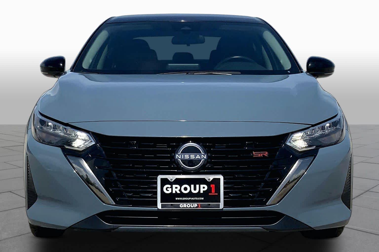 2024 Nissan Sentra SR Atlantic Gray Metallic/Super Black at Tomball Ford